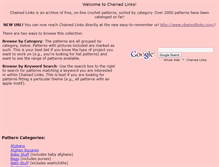 Tablet Screenshot of chainedlinks.com